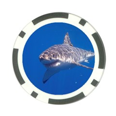 Great White Shark 5 Poker Chip Card Guard by trendistuff