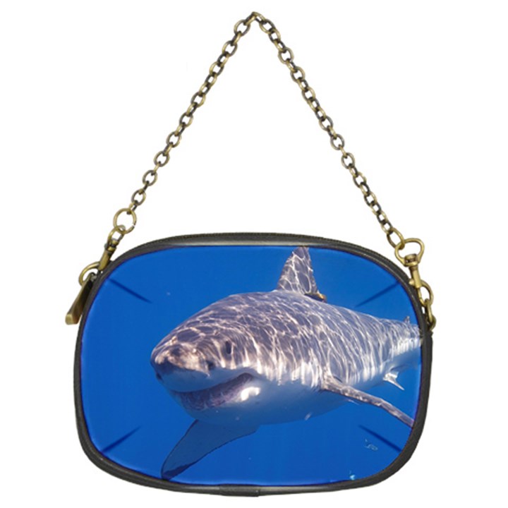 GREAT WHITE SHARK 5 Chain Purses (Two Sides) 