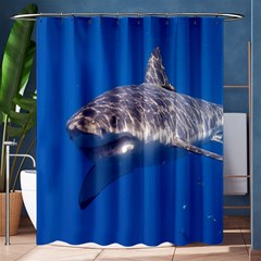 GREAT WHITE SHARK 5 Shower Curtain 60  x 72  (Medium) 