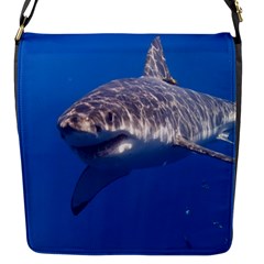 Great White Shark 5 Flap Messenger Bag (s) by trendistuff