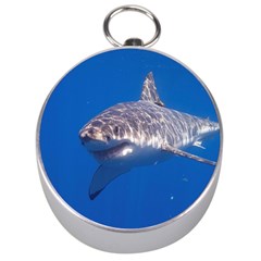 GREAT WHITE SHARK 5 Silver Compasses