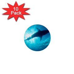 Great White Shark 6 1  Mini Buttons (10 Pack)  by trendistuff