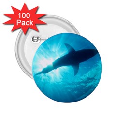 Great White Shark 6 2 25  Buttons (100 Pack)  by trendistuff