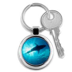 Great White Shark 6 Key Chains (round)  by trendistuff