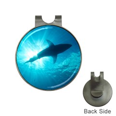 Great White Shark 6 Hat Clips With Golf Markers by trendistuff