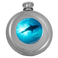 Great White Shark 6 Round Hip Flask (5 Oz) by trendistuff