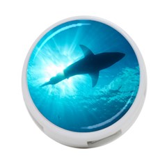 Great White Shark 6 4-port Usb Hub (one Side) by trendistuff