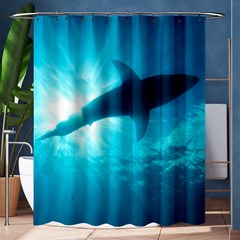 Great White Shark 6 Shower Curtain 60  X 72  (medium)  by trendistuff