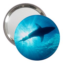 Great White Shark 6 3  Handbag Mirrors by trendistuff