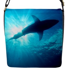 Great White Shark 6 Flap Messenger Bag (s) by trendistuff