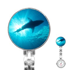 Great White Shark 6 Stainless Steel Nurses Watch by trendistuff