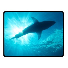 Great White Shark 6 Double Sided Fleece Blanket (small)  by trendistuff