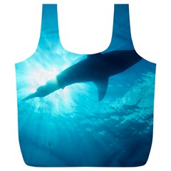 Great White Shark 6 Full Print Recycle Bags (l)  by trendistuff