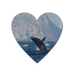 HUMPBACK 1 Heart Magnet