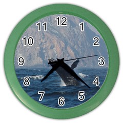 Humpback 1 Color Wall Clocks by trendistuff