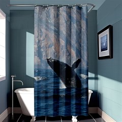 Humpback 1 Shower Curtain 36  X 72  (stall)  by trendistuff