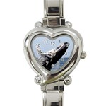 HUMPBACK 2 Heart Italian Charm Watch