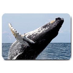 Humpback 2 Large Doormat  by trendistuff