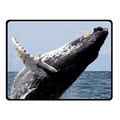 Humpback 2 Fleece Blanket (small) by trendistuff