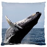 HUMPBACK 2 Large Flano Cushion Case (One Side)