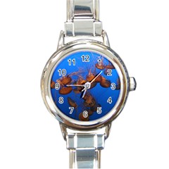 Jellyfish Aquarium Round Italian Charm Watch by trendistuff