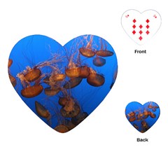 Jellyfish Aquarium Playing Cards (heart) 