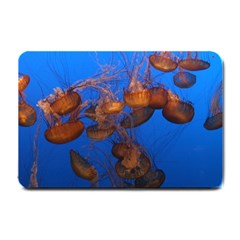 Jellyfish Aquarium Small Doormat  by trendistuff