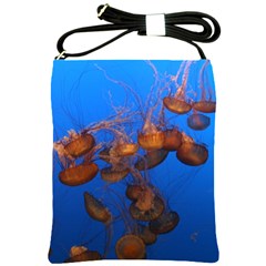 Jellyfish Aquarium Shoulder Sling Bags by trendistuff