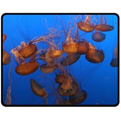 Jellyfish Aquarium Fleece Blanket (medium)  by trendistuff