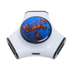 JELLYFISH AQUARIUM 3-Port USB Hub Front