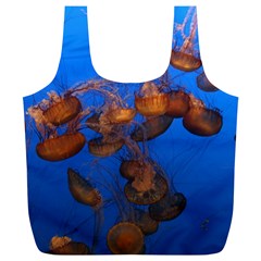 Jellyfish Aquarium Full Print Recycle Bags (l)  by trendistuff