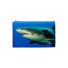 Lemon Shark Cosmetic Bag (small)  by trendistuff