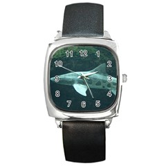 Leopard Shark Square Metal Watch by trendistuff