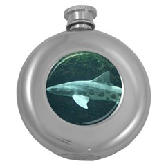 Leopard Shark Round Hip Flask (5 Oz) by trendistuff