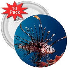 Lionfish 1 3  Buttons (10 Pack)  by trendistuff