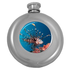 Lionfish 1 Round Hip Flask (5 Oz) by trendistuff