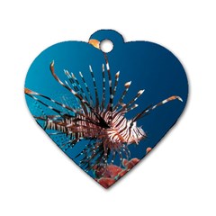 Lionfish 1 Dog Tag Heart (two Sides) by trendistuff