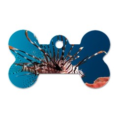 Lionfish 1 Dog Tag Bone (two Sides) by trendistuff