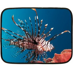 Lionfish 1 Double Sided Fleece Blanket (mini)  by trendistuff