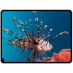 Lionfish 1 Fleece Blanket (large)  by trendistuff