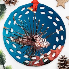 Lionfish 1 Ornament (round Filigree)