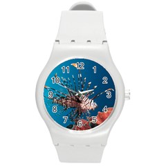 Lionfish 1 Round Plastic Sport Watch (m) by trendistuff