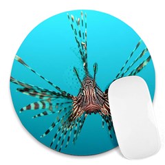 Lionfish 2 Round Mousepads by trendistuff