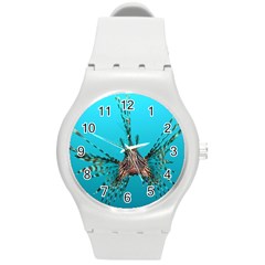 Lionfish 2 Round Plastic Sport Watch (m) by trendistuff