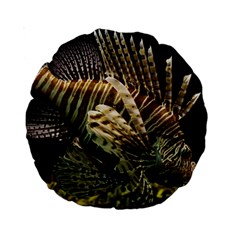 Lionfish 3 Standard 15  Premium Round Cushions by trendistuff