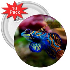 Mandarinfish 1 3  Buttons (10 Pack)  by trendistuff