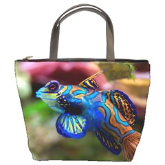 Mandarinfish 1 Bucket Bags by trendistuff