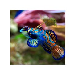 Mandarinfish 1 Small Satin Scarf (square) by trendistuff