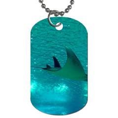 Manta Ray 1 Dog Tag (one Side) by trendistuff