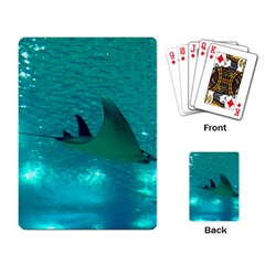 Manta Ray 1 Playing Card by trendistuff